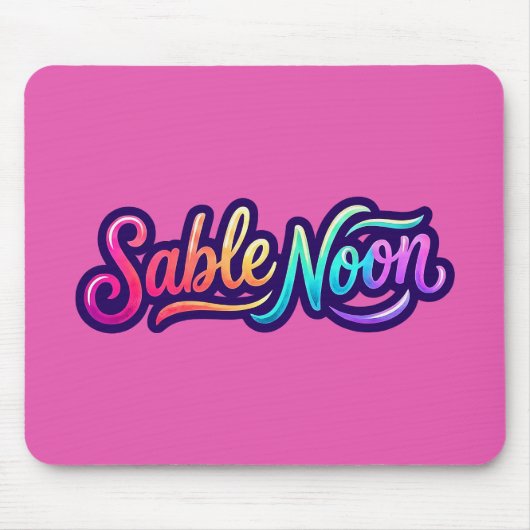Sable Noon - Basislogo Muismat (Voorkant)