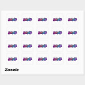 Sable Noon - Basislogo Vierkante Sticker (Vel)