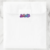 Sable Noon - Basislogo Vierkante Sticker (Tas)