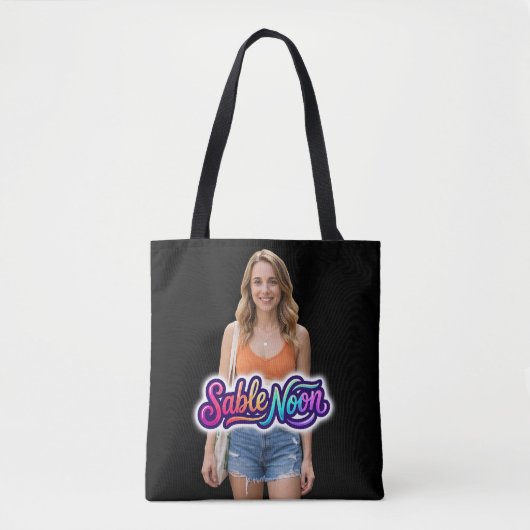 Sable Noon Beauty Pose #1 Tote Bag (Voorkant)