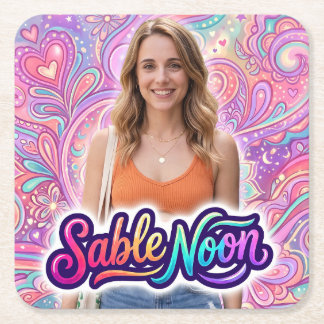 Sable Noon Schoonheidshouding #1 Met Kleurrijke Ac Kartonnen Onderzetters