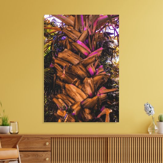 Sable Palm Trunk Canvas Afdruk (Insitu (Woonkamer))