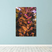 Sable Palm Trunk Canvas Afdruk (Insitu (Houten vloer))