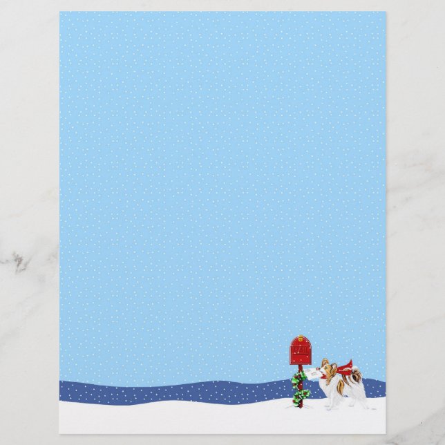 Sable Papillon Christmas Mail (Voorkant)