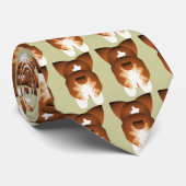 Sable Pembroke Welsh Corgi Stropdas (Opgerold)