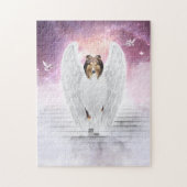 Sable Rough Collie Angel on Stairs to Dog Heaven - Legpuzzel (Verticaal)