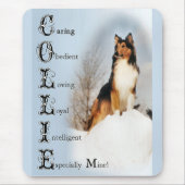 Sable Rough Collie Gifts Muismat (Voorkant)