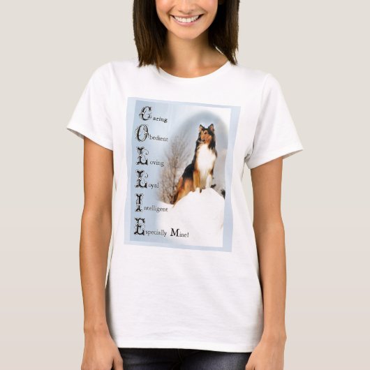 Sable Rough Collie Gifts T-shirt (Voorkant)
