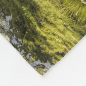 Sable Rough Collie herding Sheep - Gepersonaliseer Fleece Deken (Hoek)