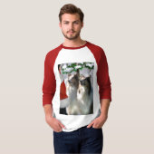 Sable Rough Collie kerstcadeaus T-shirt (Voorkant volledig)