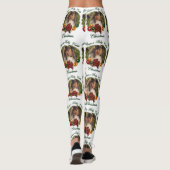 Sable Rough Collie Kerstmis Leggings (Achterkant)