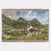 Sable Rough Collie, Lamb & Sheep - Persoonlijk Deken (Voorkant)