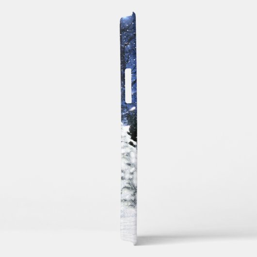 Sable Rough Collie & Lambs in Magic Winter Night - Case-Mate iPhone Case (Achterkant / Rechts)