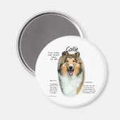 Sable Rough Collie Maak kennis met het ras - Magne Magneet (Voorkant / Achterkant)