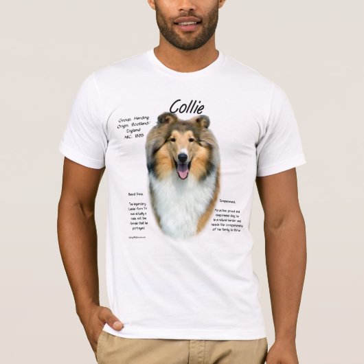 Sable Rough Collie Maak kennis met het ras T-shirt (Voorkant)