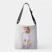 Sable Rough Collie Puppy Crossbody Bag Crossbody Tas (Voorkant)