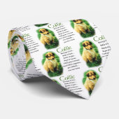 Sable Rough Collie Puppy Gifts Stropdas (Opgerold)