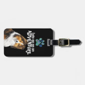 SABLE Sheltie • ArtMuse Journey Serie Bagagelabel (Voorkant horizontaal)