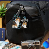 SABLE Sheltie • ArtMuse Journey Serie Bagagelabel