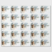 Sable Sheltie Kerstmis Cadeaupapier (Vlak)