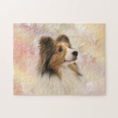 Sable Sheltie Legpuzzel (Horizontaal)