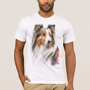 Sable Sheltie Painting T-Shirt