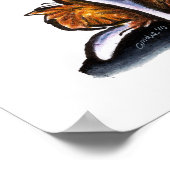 Sable Sheltie Shetland Sheepdog Sit Poster (Hoek)