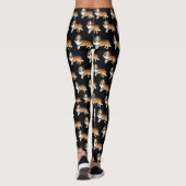 Sable Shetland Sheepdog Cartoon Dog Pattern Leggings (Achterkant)