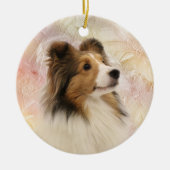 Sable Shetland Sheepdog Keramisch Ornament (Voorkant)