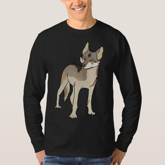 Sable Siberian Husky T-shirt (Voorkant)
