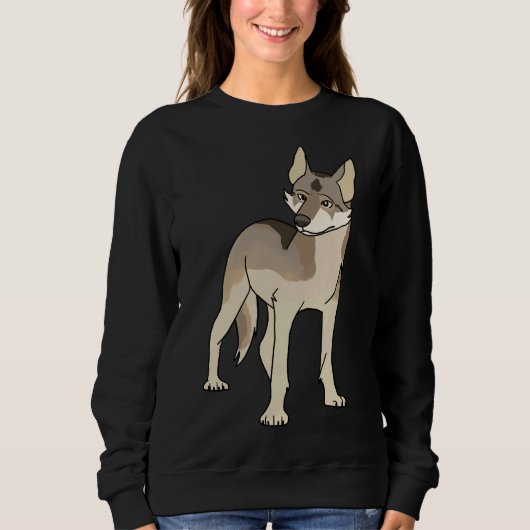 Sable Siberian Husky Trui (Voorkant)