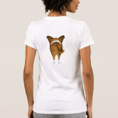 Sable Smooth Collie Mam T-shirt (Achterkant)
