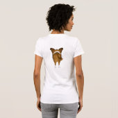 Sable Smooth Collie Mam T-shirt (Achterkant volledig)