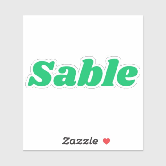 Sable Sticker (Vel)