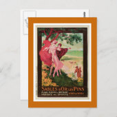 Sables d'Or Les Pins, Frankrijk Briefkaart (Voorkant / Achterkant)