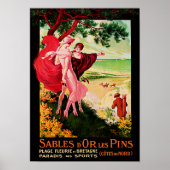 Sables d'or Les Pins Poster (Voorkant)
