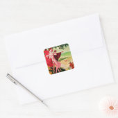 Sables d'or Les Pins Vierkante Sticker (Envelop)
