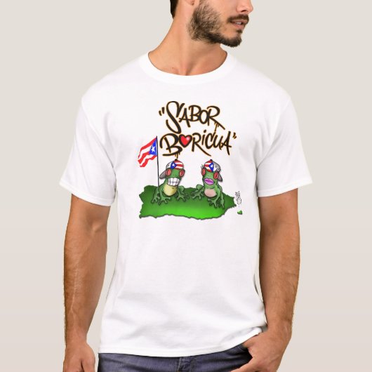 Sabor Boricua "Coqui" T-shirt (Voorkant)