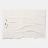 Sabor Boricua Keukenhanddoek met kaart (Horizontaal)