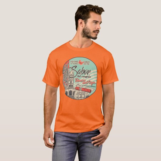 Sabor del Cangrejo Tropical T-shirt (Voorkant volledig)