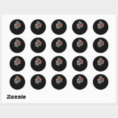 Sabotage Ronde Sticker (Vel)