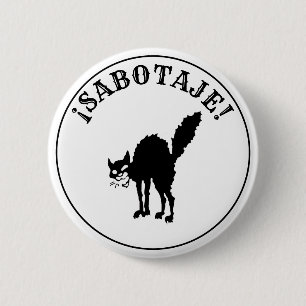 Sabotage/Sabotabby Ronde Button 5,7 Cm