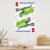 Sabotoge Poster (Keuken)