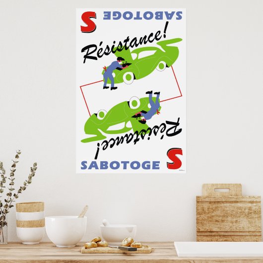 Sabotoge Poster (Keuken)