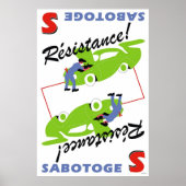 Sabotoge Poster (Voorkant)