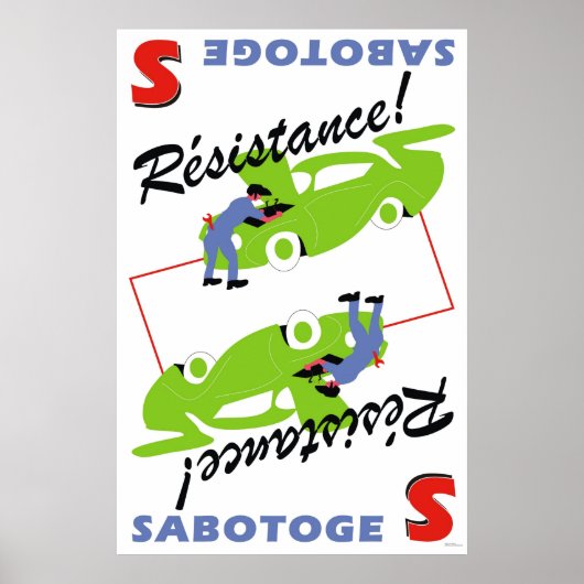 Sabotoge Poster (Voorkant)