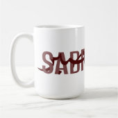 Sabr “Geduld” Arabische Engelse koffiemok  (Links)