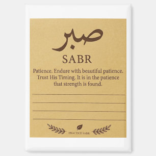 Sabr-plaknotitie Magneet