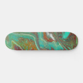 Sabre Dance 3 Groen Rood Abstract Skateboard Deck (Horizontaal)