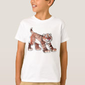 Sabretooth Tiger Kinder T-Shirt (Voorkant)